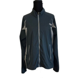 Outdoor Research Men’s Avido Soft Shell Windbreaker Gray Track Jacket Medium
